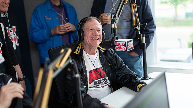 Pete Sotere ’74 marks the radio station’s 50th anniversary on-air.