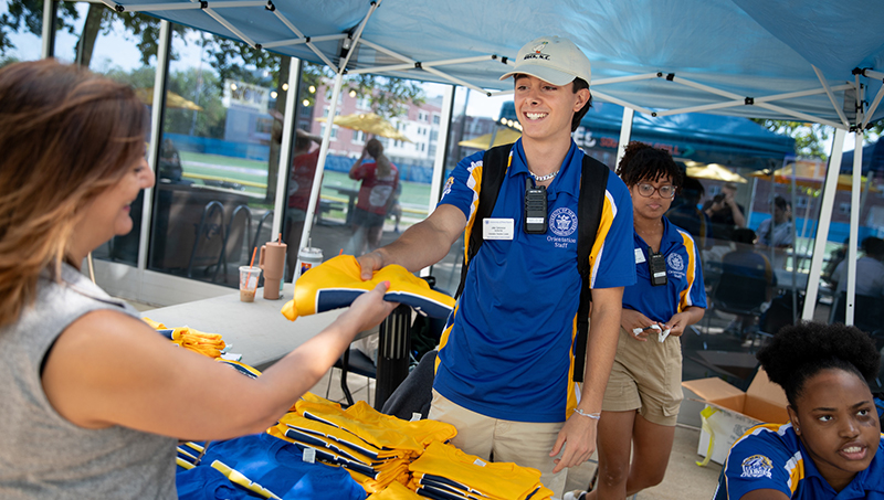 Orientation and Transition Leaders helped ensure a smooth and welcoming move-in experience.