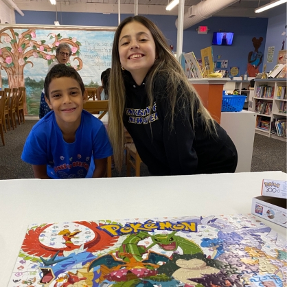 Nora Isabela Garcia Punin ’26 has connected with kids through her work with New Haven Reads.
