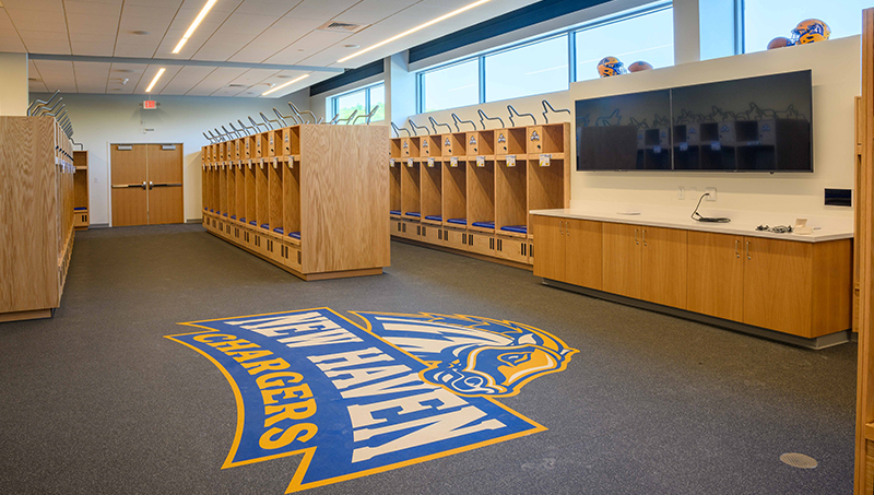 The PPC offers state-of-the-art locker rooms.