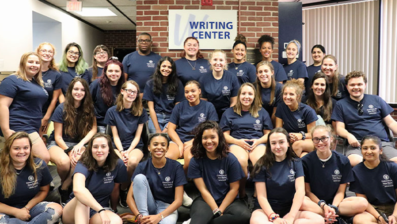 The Writing Center’s 2019 peer tutors.