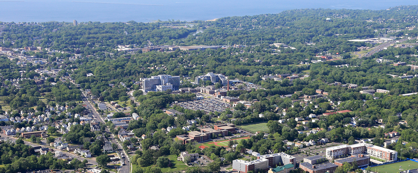 Aerial view of West Haven