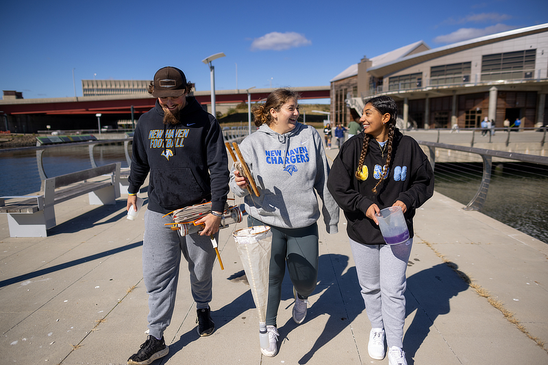 Students at Canal Dock Boathouse