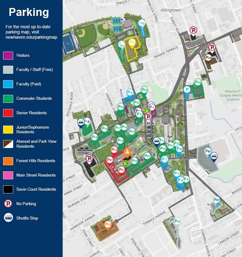 university of new haven calendar 2021 Parking University Of New Haven university of new haven calendar 2021