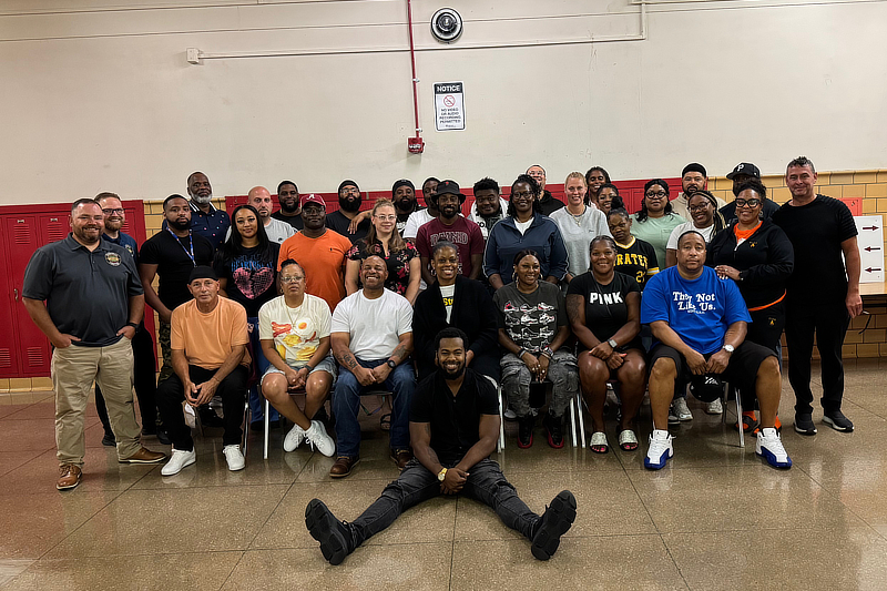 Attendees at training session