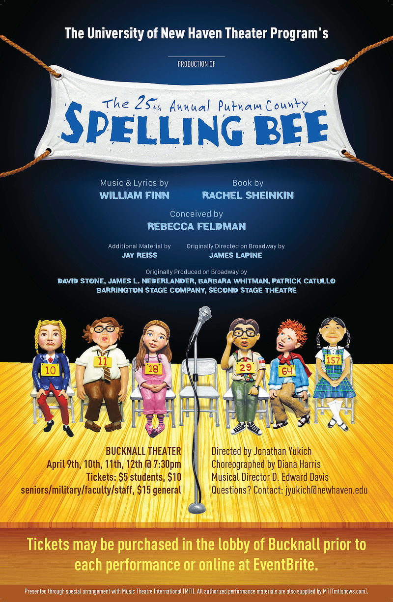 25th Annual Putnam County Spelling Bee poster