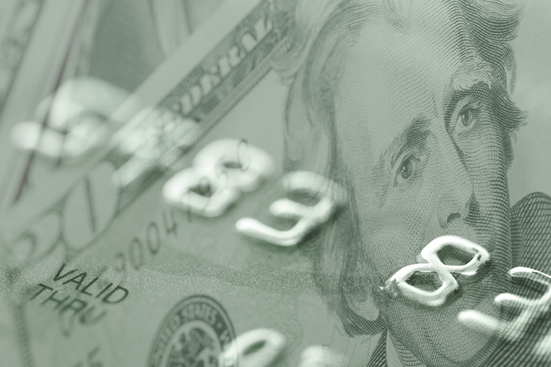 Money and credit card numbers