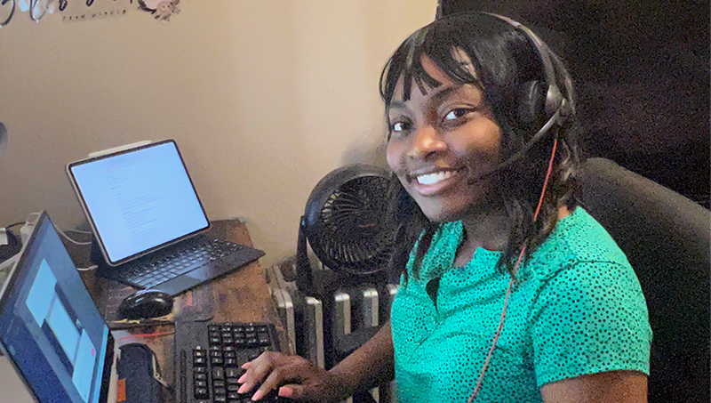 Kiana White ’24 is completing an internship with the Inheritance Project.