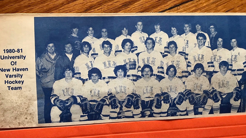 Ben Robert ’81, ’83 MBA (middle row, third from right) and his teammates at the University.