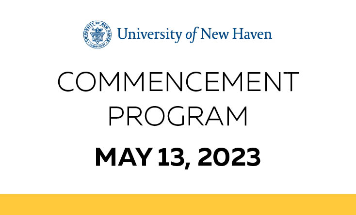 cover of the commencement program