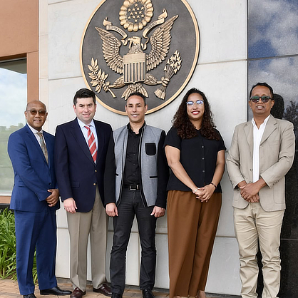 Mehdi Mekni, Ph.D. at U.S. Embassy in Madagascar