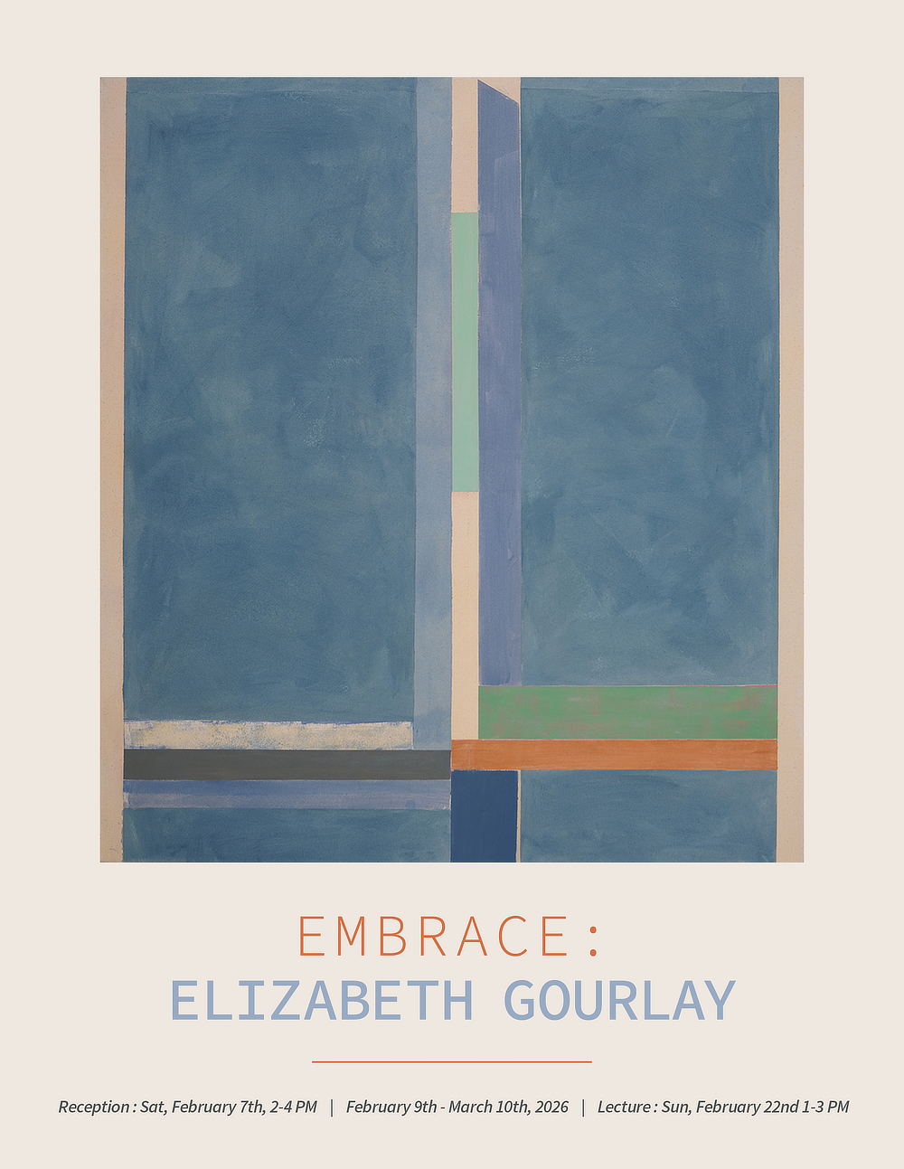 Elizabeth Gourlay Exhibit Poster