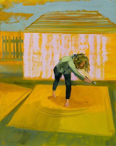Backyard Frankenthaler, by Suzanne Schireson