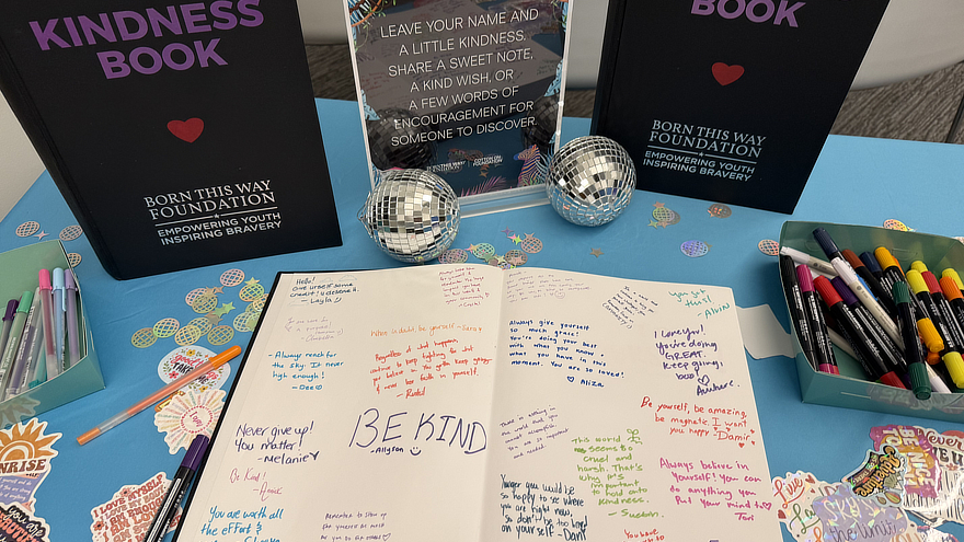 Kindness book display