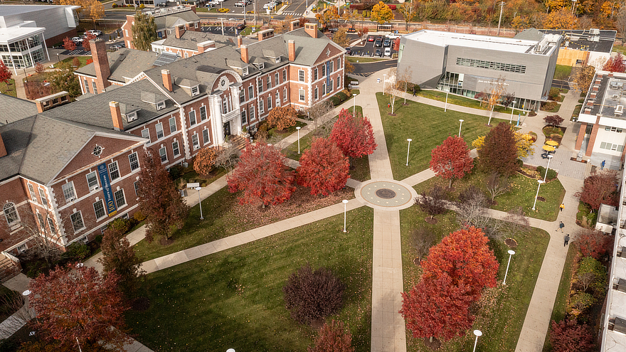 Maxcy quad aerial view