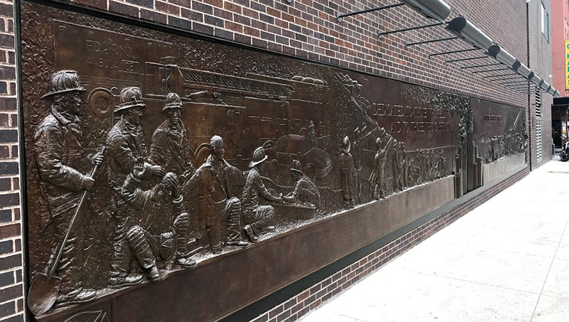 Image of the 9/11 memorial