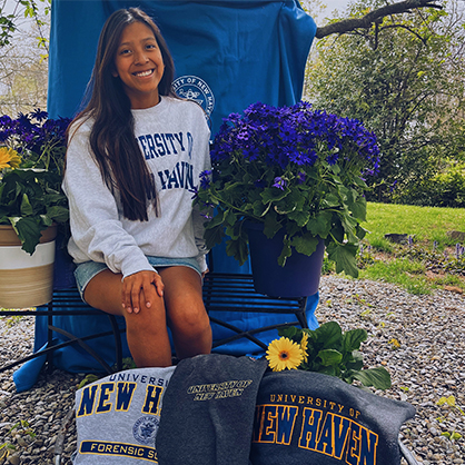 Tessa McDonald ’26 is excited to study forensic science at the University of New Haven.