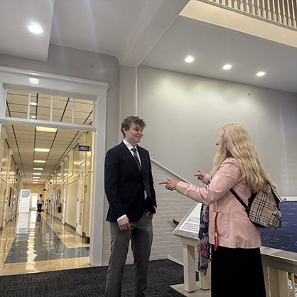 Michael Mannino ’27 shares his journey to finding the right major