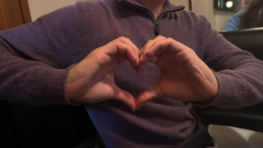 Interviewing the boyfriend because journalism is about getting the exclusive