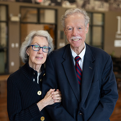 Phil and Sue Bartels, whose generosity continues to support the Hatfield Scholars Program