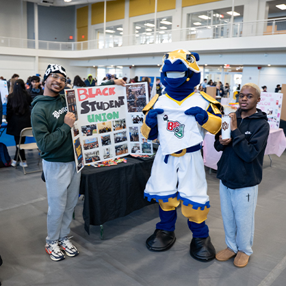 Members of the Black Student Union