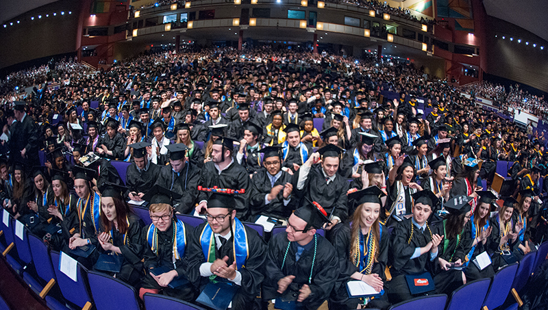 Image of spring commencement