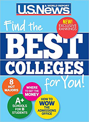Image of U.S. News & World Report Best Colleges 2020 cover.