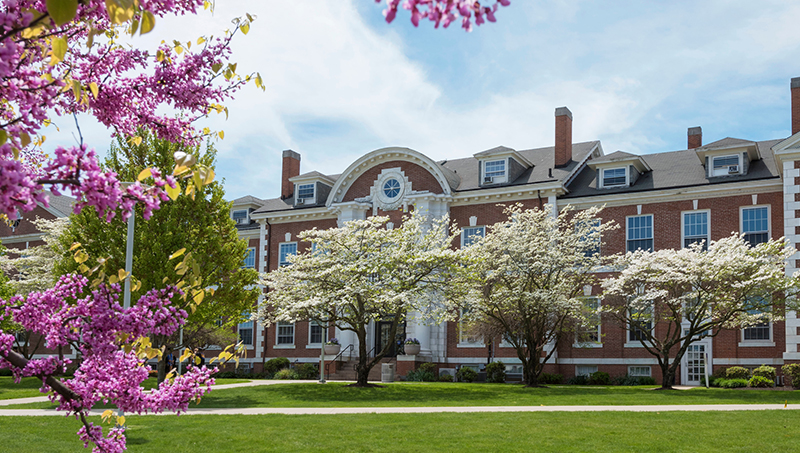 Maxcy Hall in the Spring