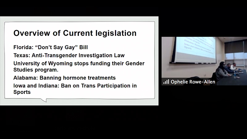 A screenshot from the presentation with an overview of the legislation.