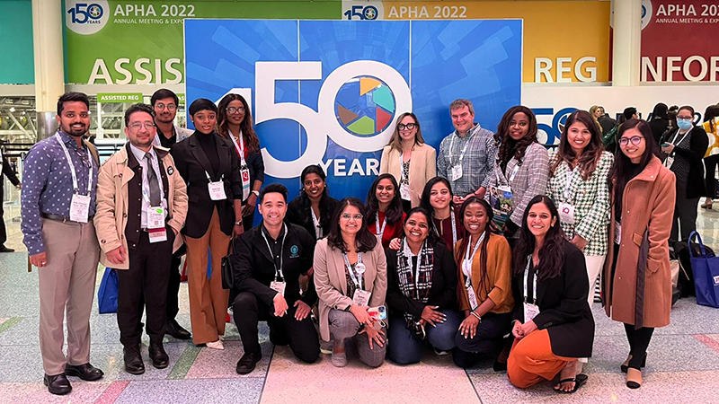 Several members of the University’s School of Health Sciences attended the conference in Boston.
