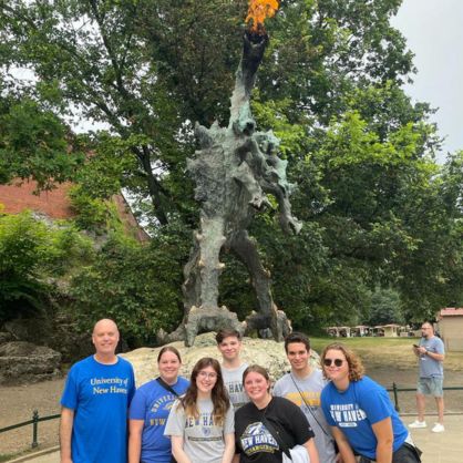 Chargers did some sightseeing in Kraków.