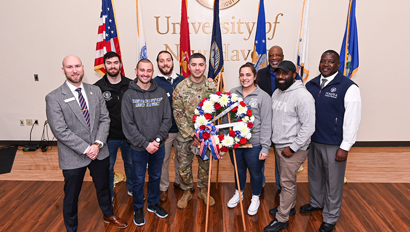 The University’s Veterans Day ceremony honored dedication and service of the veterans in its community.
