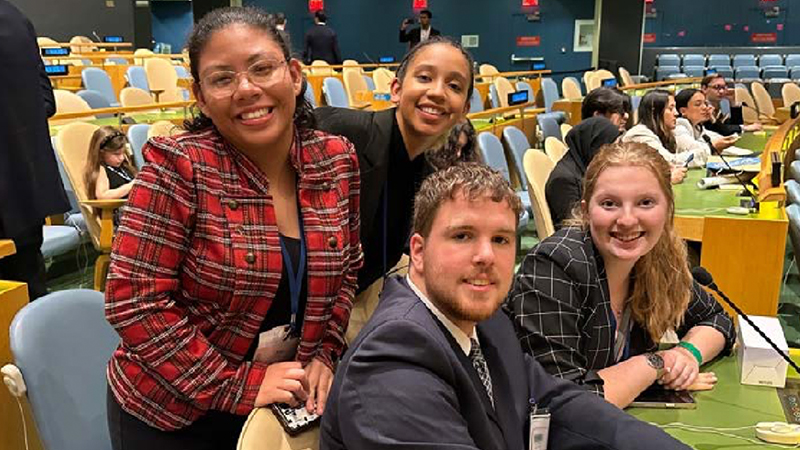 The Model UN conference was a fun and immersive way for students to apply what they’ve learned in the classroom.