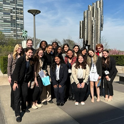 Students recently attended the National MUN Conference in New York.