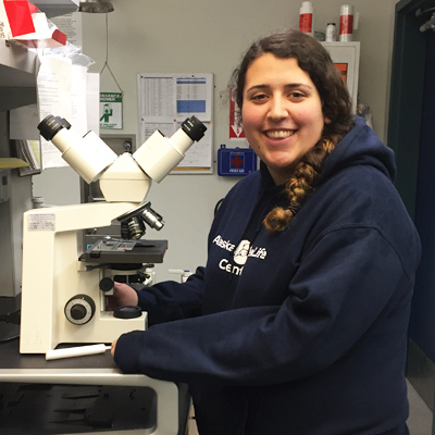 A Marine Biology major, Samantha Davern ’19 interned at Alaska Sea Life Center in Seward, Alaska