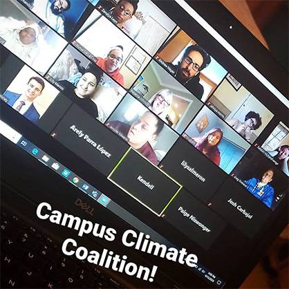 virtual Campus Climate Coalition meeting