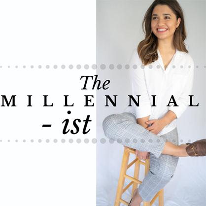 Image of The Millennial-ist Podcast logo.