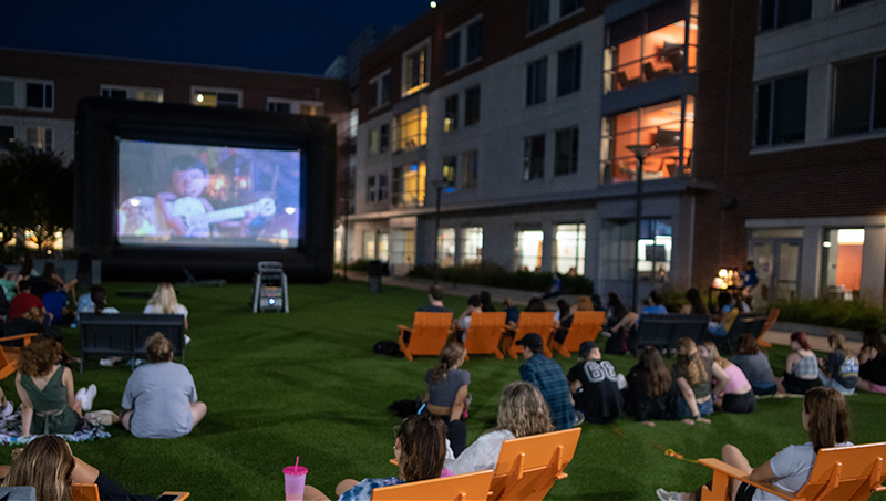 Movie night at the University of New Haven
