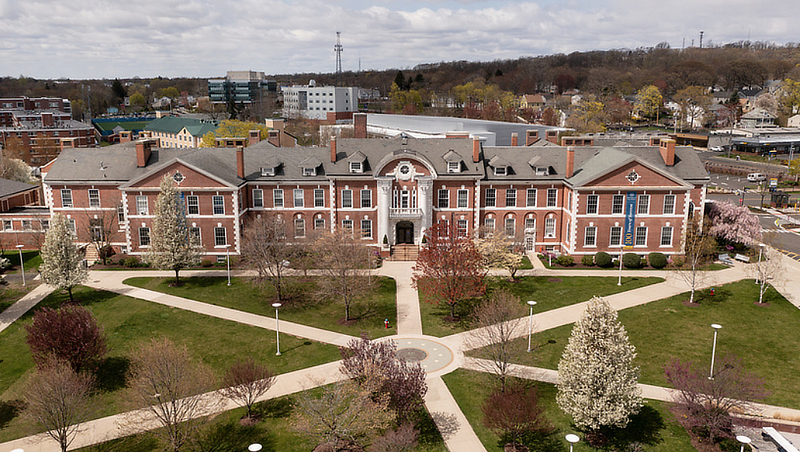 Campus aerial shot