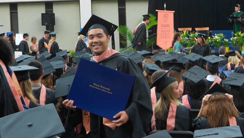 Dr. Alvin Tran earned a Master of Public Health from Emory University.