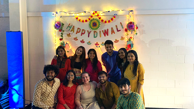The event brought Chargers together to celebrate Diwali.