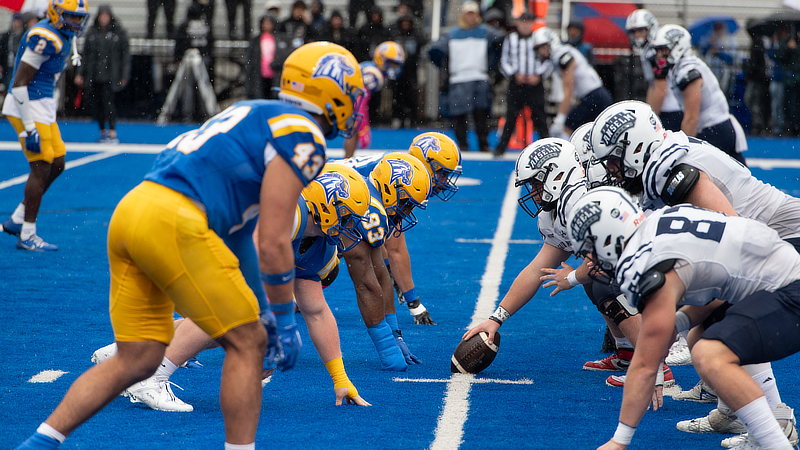 The Chargers faced St. Anselm on the gridiron.