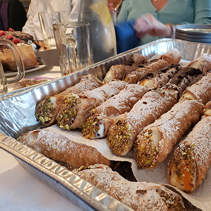 Cannolis were an Easter treat Beatrice Glaviano ’26 enjoyed with her family.