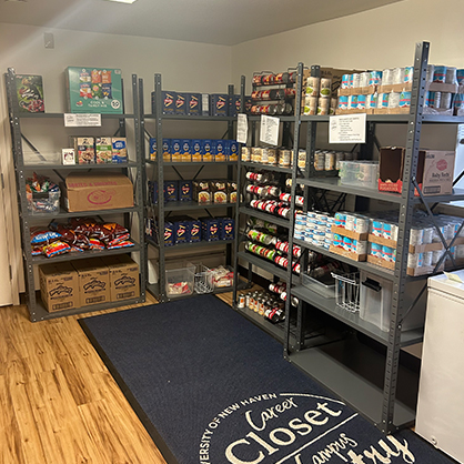 The Campus Pantry provides food for Chargers free of charge. 