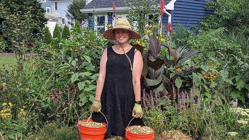Professor Maggie Lyon, RD-CDN is passionate about gardening. 