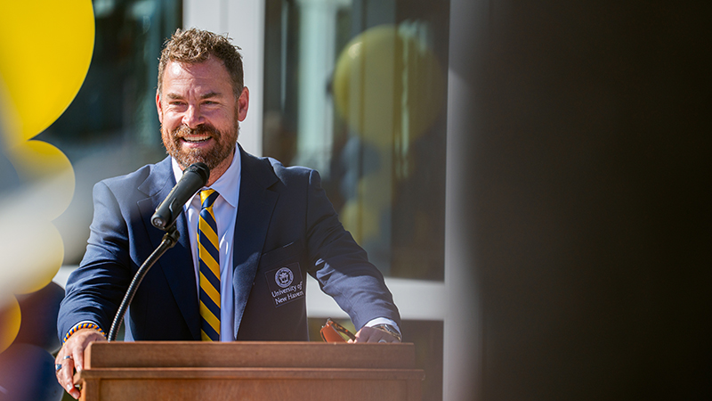 University President Jens Frederiksen, Ph.D., joined students, alumni, and families in celebrating Homecoming