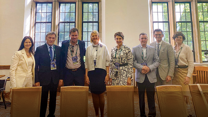 President Frederiksen delivered a heartfelt address stressing the value of scholarship in protecting our collective future. 