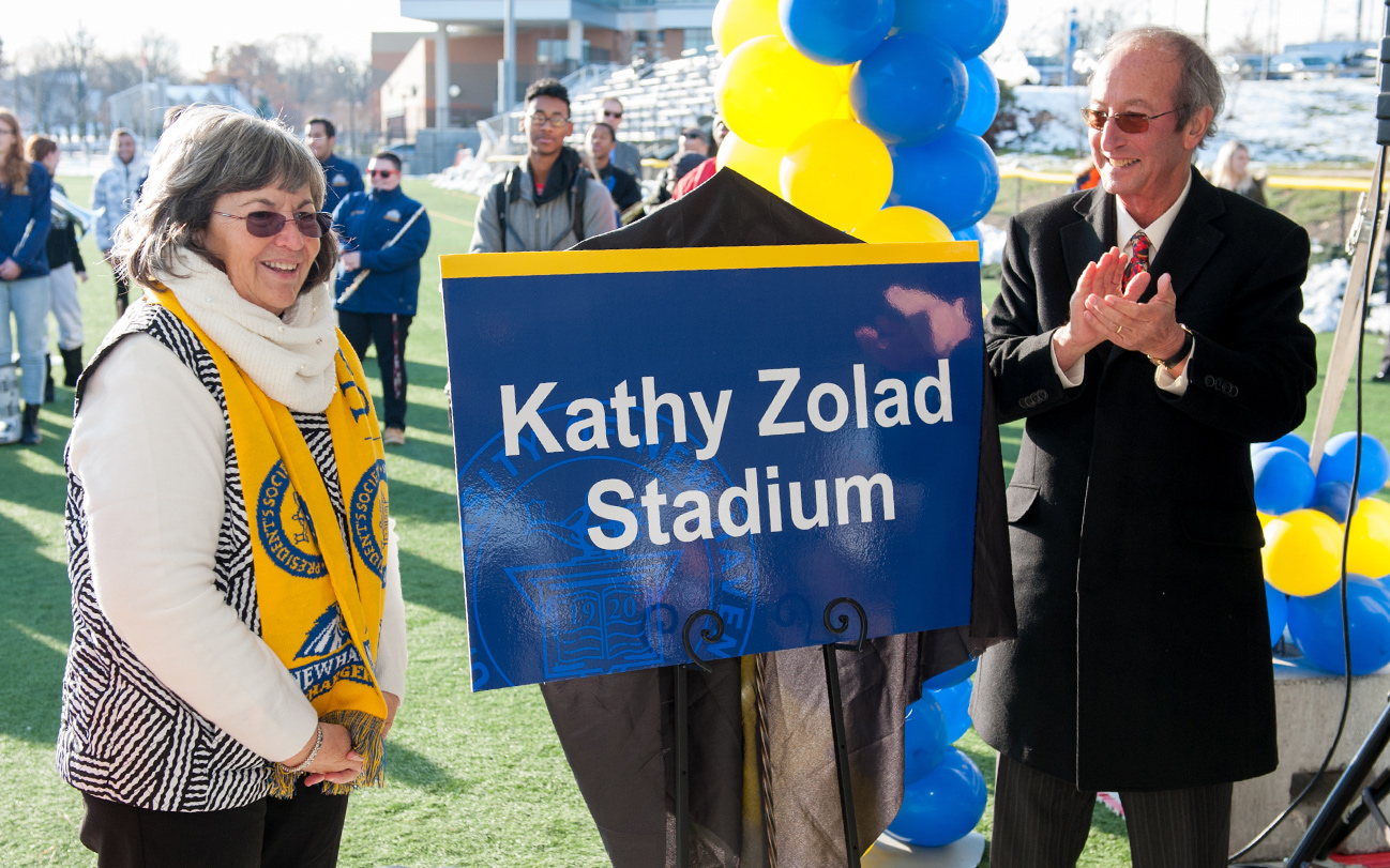 University of New Haven Names Stadium For Soccer Pioneer Kathy Zolad
