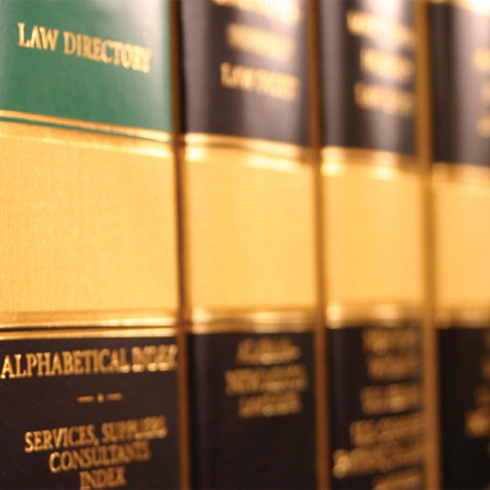 Law books