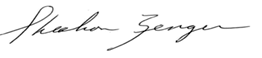 Sheahon Zenger signature